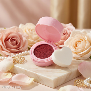 رژگونه استامپی قلبی موکالره